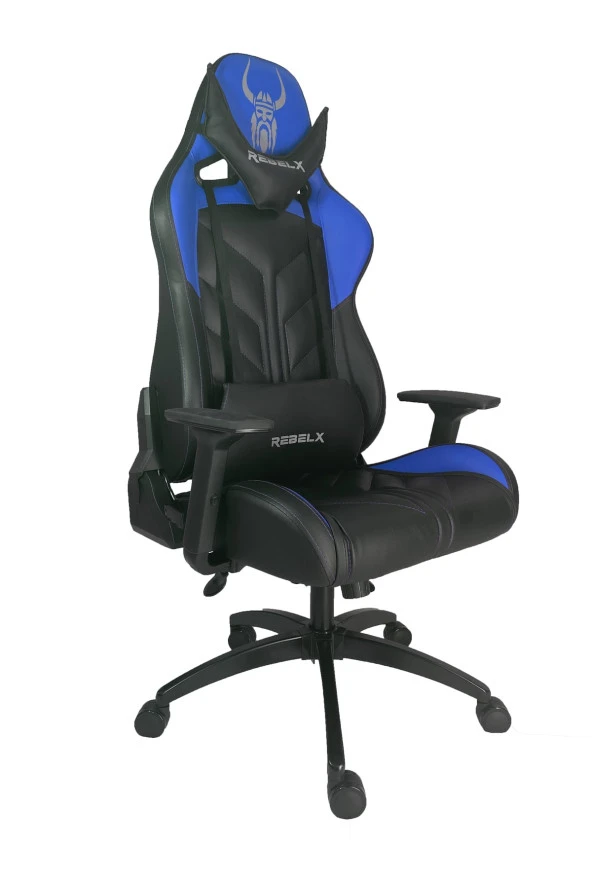 Rebelx Victor Premium Mavi Oyuncu Koltuğu - Resim 3