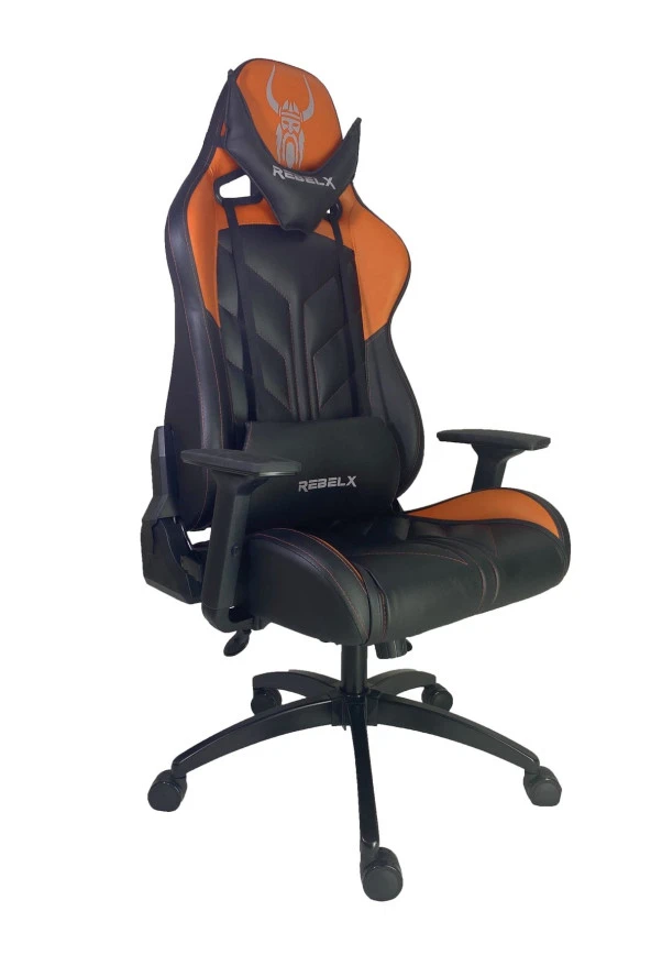 Rebelx Victor Premium Turuncu Oyuncu Koltuğu - Resim 4