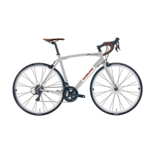 Carraro Freccia 28 jant Yol & Yarış Bisikleti (Gümüş Beyaz Kırmızı Siyah) 52 Kadro