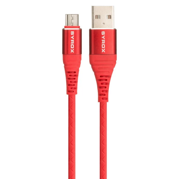 Syrox 2.0A Samsung S6/S7 Micro Metal Şarj & Data Kablo 1.1Mt C89 - 3
