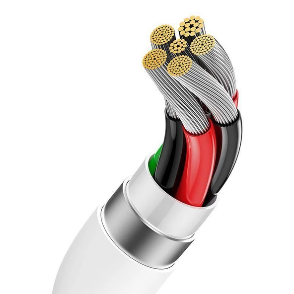 Baseus 1MT 6A 100W Mega Hızlı USB To Type C Şarj ve Data Kablosu, Akım Ve Isı Korumalı Type C Kablo - 8