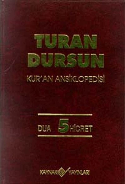 Kur an Ansiklopedisi Cilt 5 Dua-Hicret
