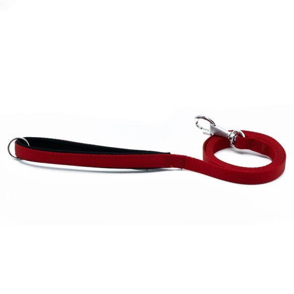 Doggie Konfor Dokuma Gezdirme Tasması Kırmızı 1,5x160 Cm ürün görseli 1