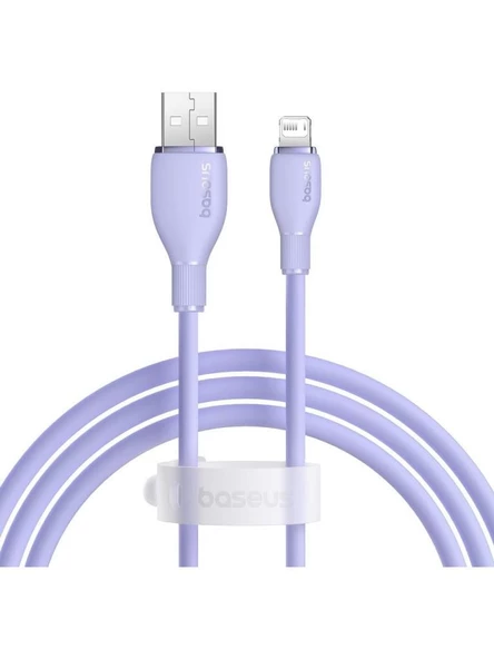 Baseus Ultra Hızlı 1.2MT 2.4A İphone Şarj Kablosu İphone 11 12 13 14 Pro Max Şarj Kablo, Akım ve Isı Korumalı - 11