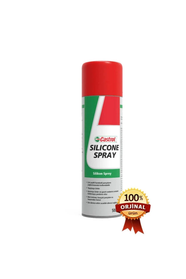 Castrol Silikon Yağlayıcı Sprey 500 ml - (Orijinal)