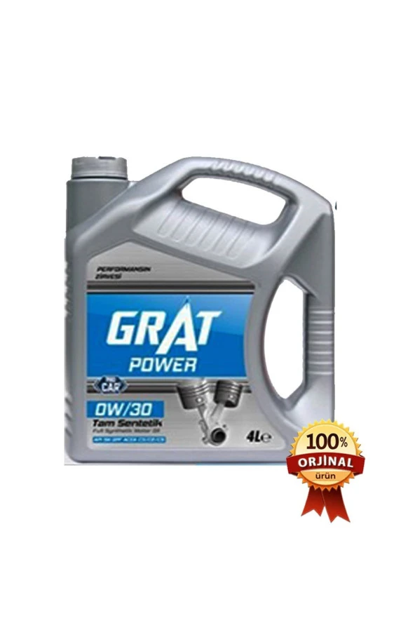 Power 0w 30 Partiküllü (DPF) Tam Sentetik Motor Yağı 4 Litre