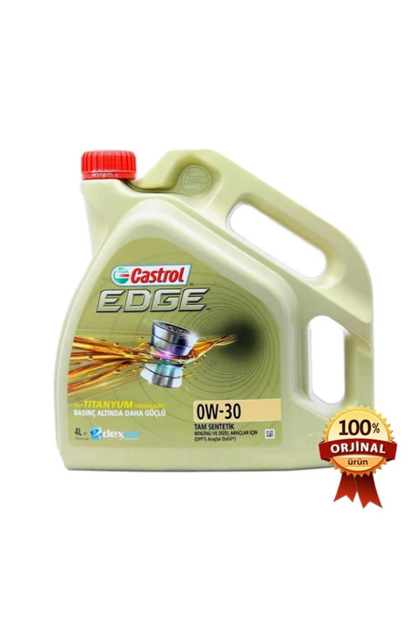 Edge 0w30 Titanyum 4 Litre