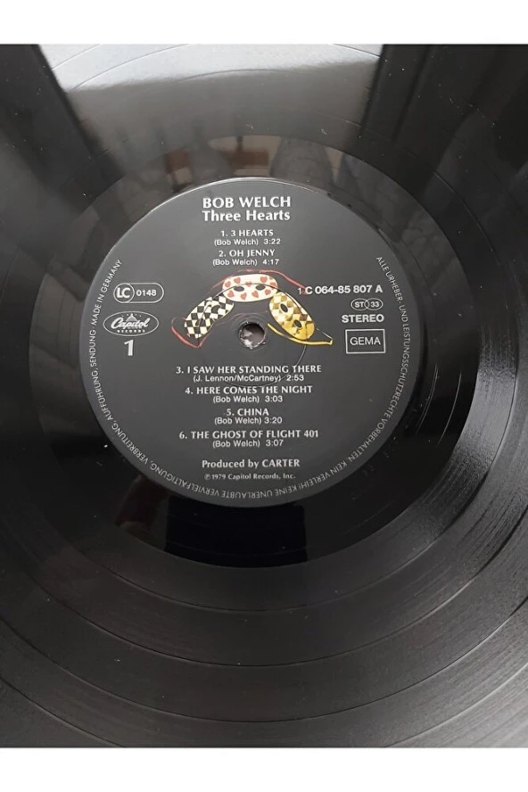 1979 Bob Welch – Three Hearts - vinyl - plak - 3