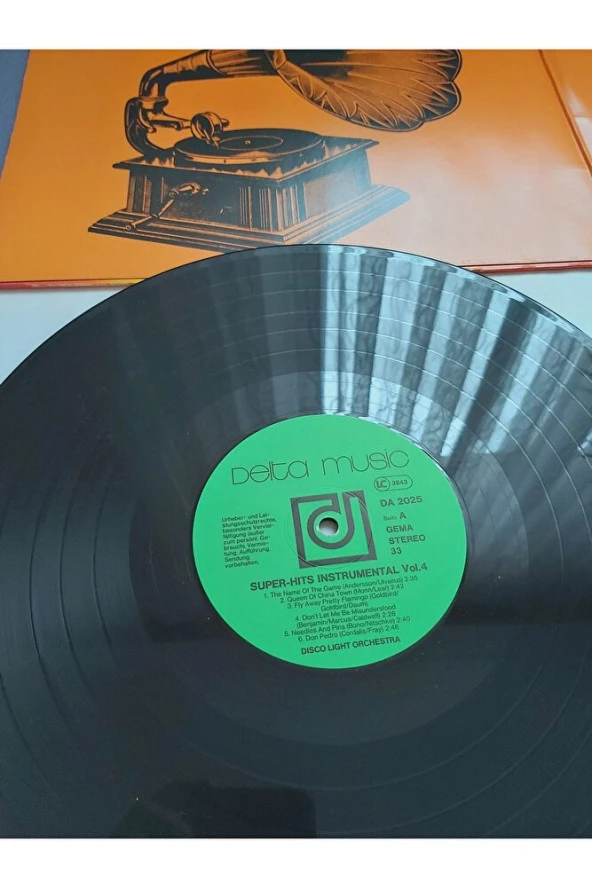 Disco Light Orchestra – Super Hits Instrumental Volume 4 - vinyl plak - 3