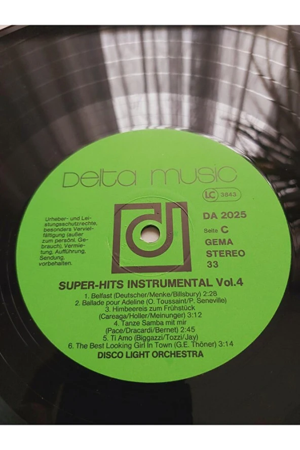 Disco Light Orchestra – Super Hits Instrumental Volume 4 - vinyl plak - 4