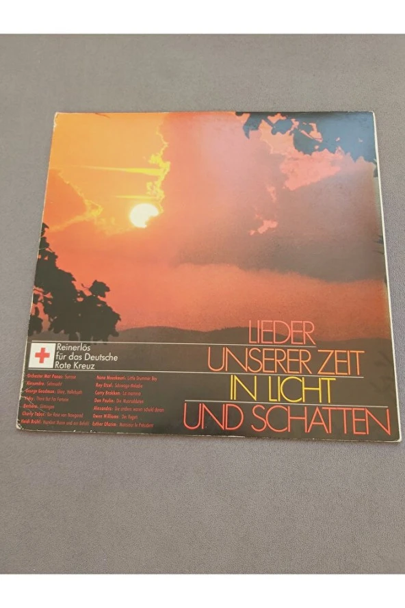 1968 Lieder Unserer Zeit In Licht Und Schatten - vinyl 33lük plak