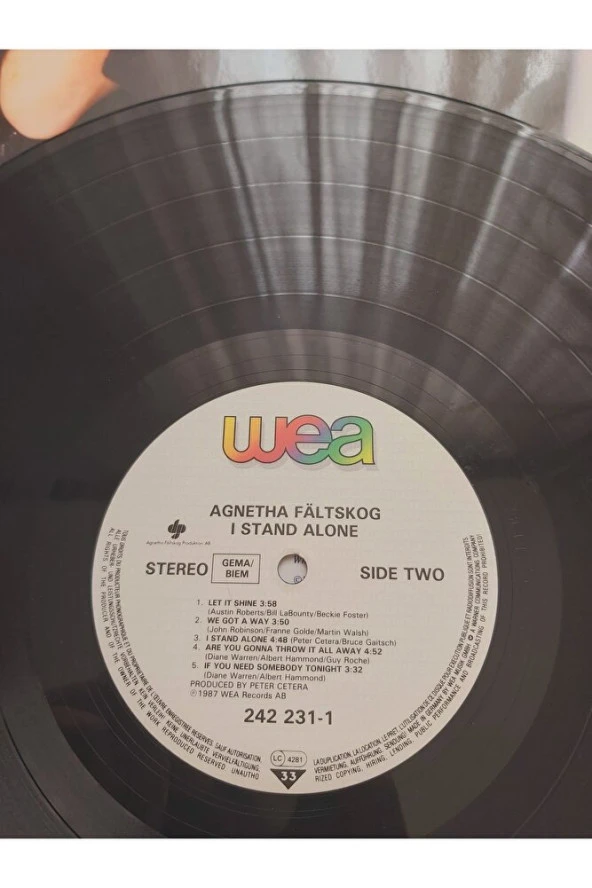 1987 Agnetha Faltskog – I Stand Alone - 6