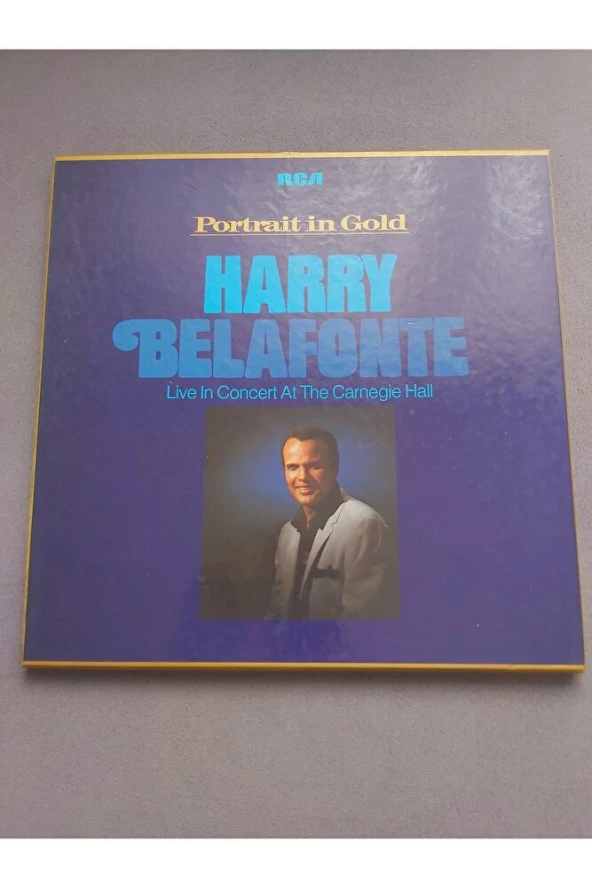 1973 Harry Belafonte – Live In Concert At The Carnegie Hall - vinyl - 33 lük plak