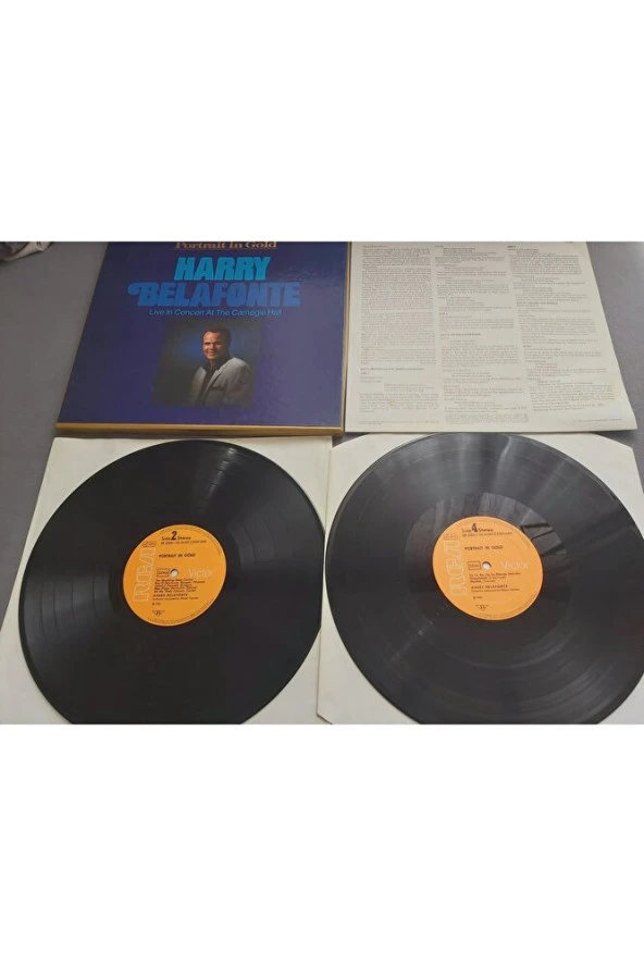 1973 Harry Belafonte – Live In Concert At The Carnegie Hall - vinyl - 33 lük plak - 2