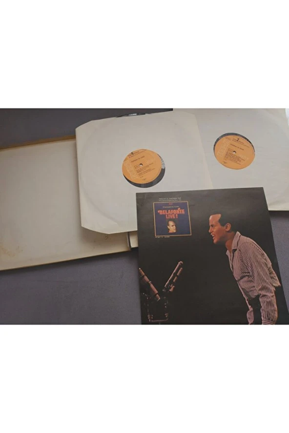 1973 Harry Belafonte – Live In Concert At The Carnegie Hall - vinyl - 33 lük plak - 3