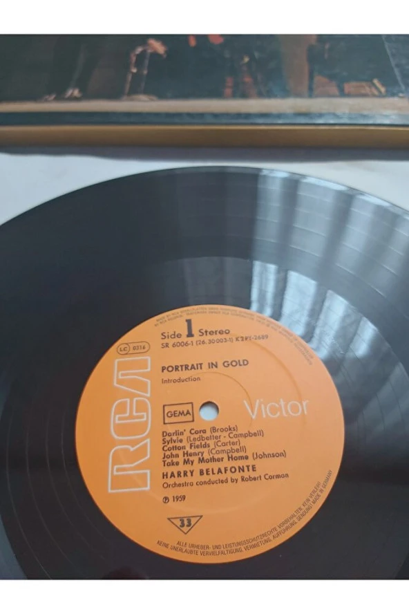 1973 Harry Belafonte – Live In Concert At The Carnegie Hall - vinyl - 33 lük plak - 6