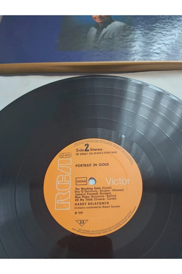 1973 Harry Belafonte – Live In Concert At The Carnegie Hall - vinyl - 33 lük plak - 8