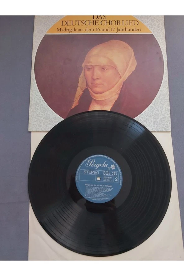 Das Deutsche Chorlied Madrigale Aus Dem 16. Und 17. Jahrhundert - vinyl -33lük plak - 4