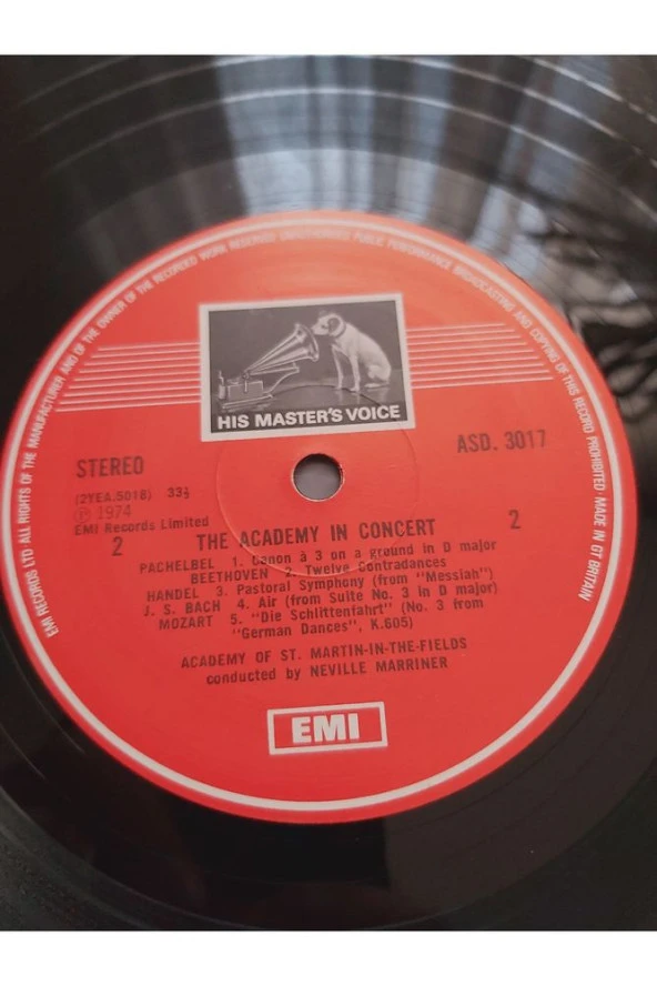 Academy Of St. Martin-In-The-Fields - Neville Marriner - vinyl - 33lük plak - 7