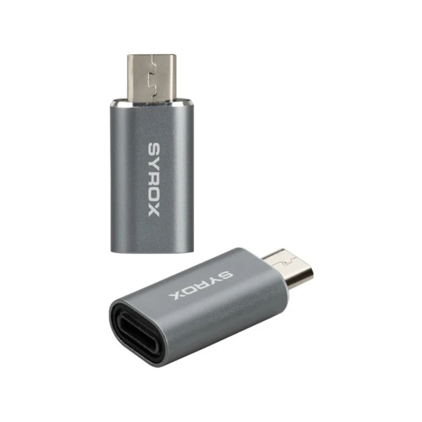 Syrox İphone Uç Giriş Micro Uç Şarj Çıkış Otg Dönüştürücü DT16 - 2