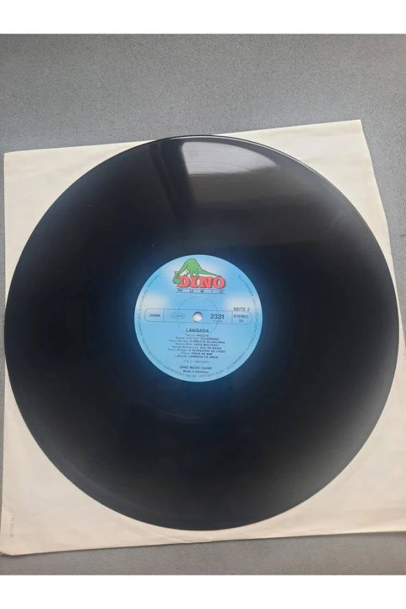 1989 Vıva O Brasil - dino musıc - LAMBADA - vinyl -33lük plak