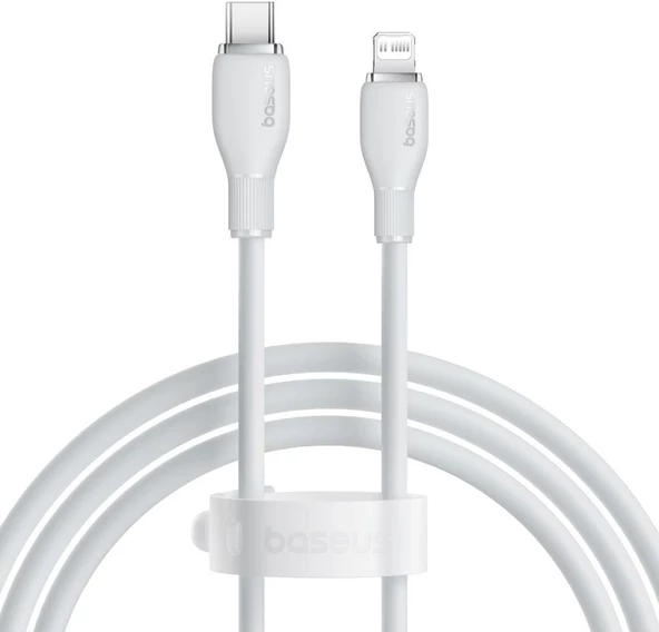 Baseus Süper Hızlı 1.2Mt 20W Type-C to İphone Şarj Kablosu, Akım ve Isı Korumalı, Esnek Kopmaz Bozulmaz Kablo - 6