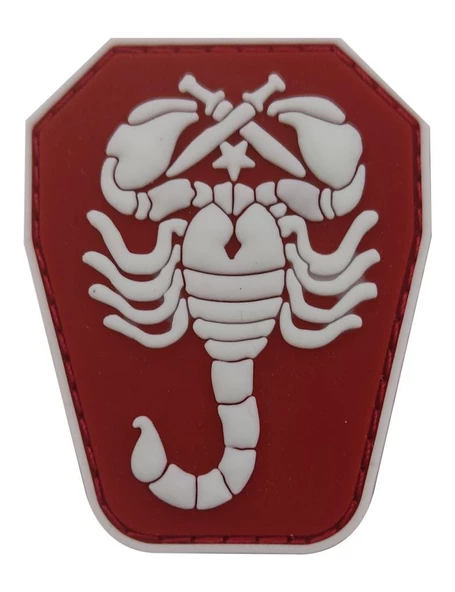 Single Sword Akrep Plastik Patch - Peç Küçük Boy 4Cm X 5,5Cm - 4