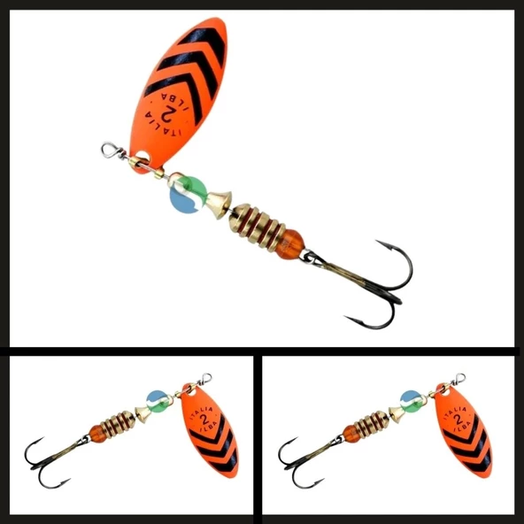 Uyguna-Yakala Fosforlu Portakal/siyah No:3 Lungo Sergente Döner Kaşık-KAŞ.323 ürün görseli