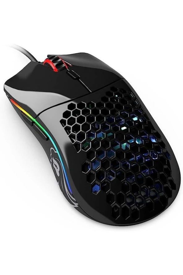 Glorious Model O Mouse Kablolu Parlak Siyah RGB Oyuncu Mouse - 1