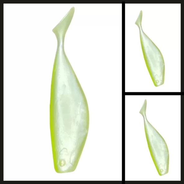 Uyguna-Yakala 10 Cm Fosfor Yeşili Balık-YEM.109 - 2