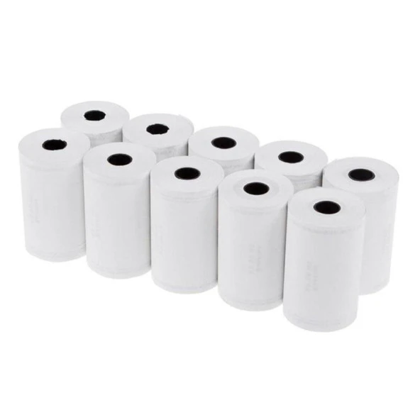 Termal Pos Yazar Kasa Rulosu - Pos Kağıdı - Beyaz - 56 mm x 12 Metre - 10 Adetlik 1 Paket