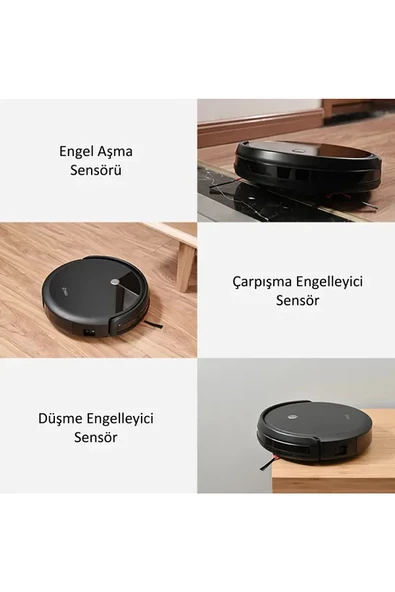 +360 Botslab C50 Vacuum Mop Kumandalı Akıllı Robot Süpürge - 6