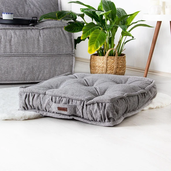 Minder Asia Kare Kapitoneli Buklet  Beyaz 60x60 - 6