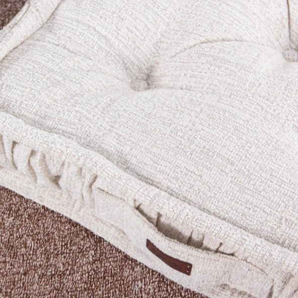 Minder Asia Kare Kapitoneli Buklet  Beyaz 60x60 - 2