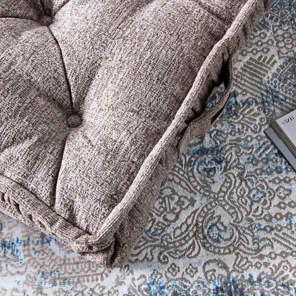 Minder Asia Kare Kapitoneli Buklet  Beyaz 60x60 - 11