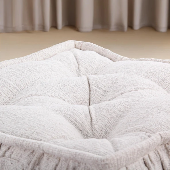 Minder Asia Kare Kapitoneli Buklet  Beyaz 60x60 - 4