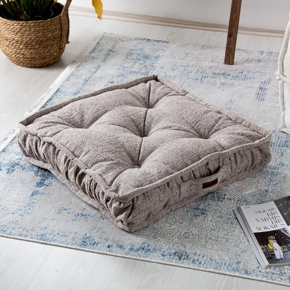 Minder Asia Kare Kapitoneli Buklet  Beyaz 60x60 - 9