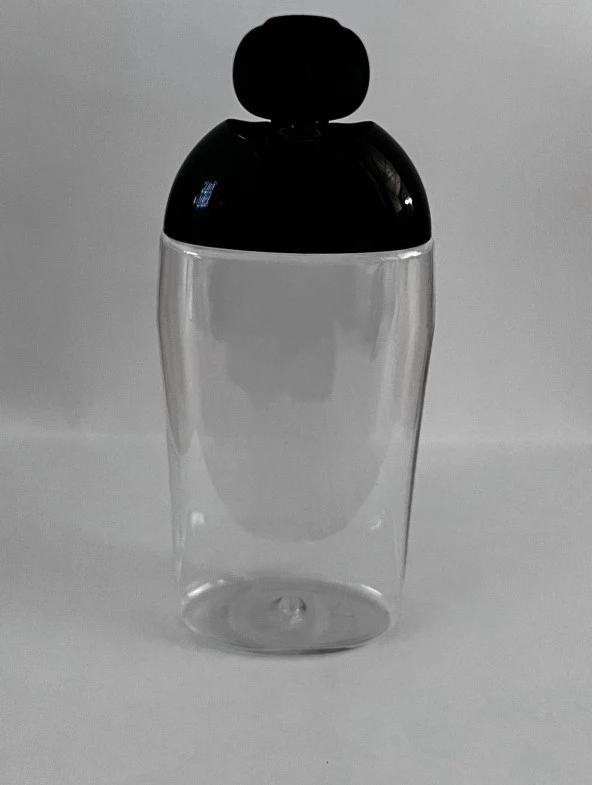150ml Şeffaf Plastik Şampuan Şişesi, Siyah Kapak, Seyehat Şişesi, Kozmetik Şişe, Boş Şişe, 25 Adet - 2