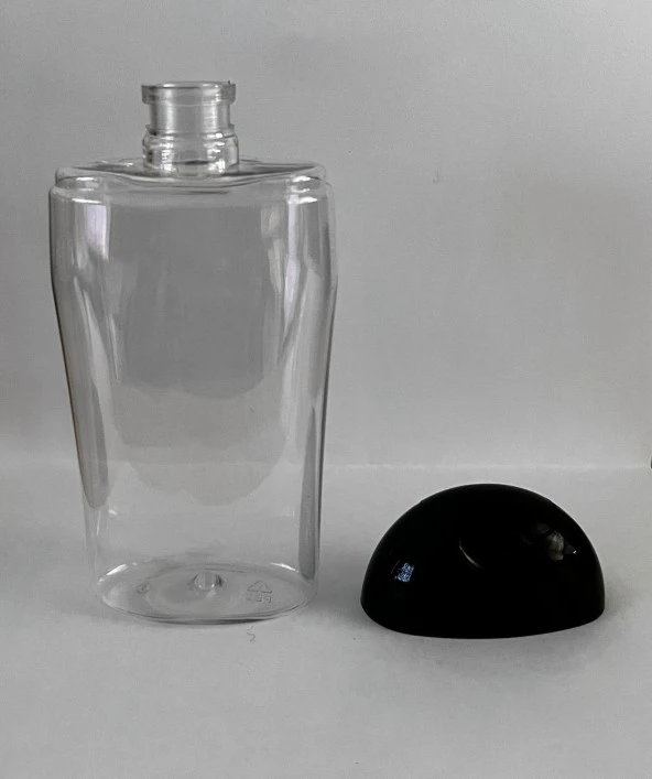 150ml Şeffaf Plastik Şampuan Şişesi, Siyah Kapak, Seyahat Şişesi, Kozmetik Şişe, Boş Şişe, 50 Adet - 3
