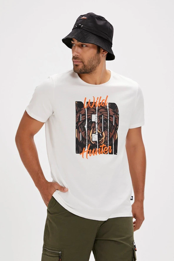BAD BEAR HUNT ERKEK T-SHİRT