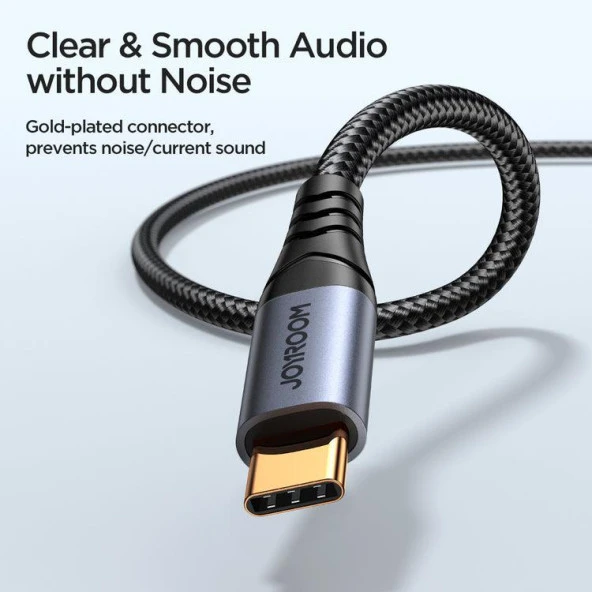 Joyroom Ses Transfer Aux Ses Kablosu Typ-c'den 3.5mm - 3