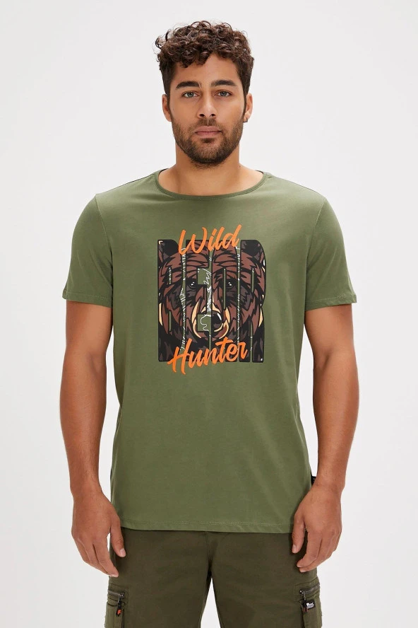 BAD BEAR HUNT ERKEK T-SHİRT - 7