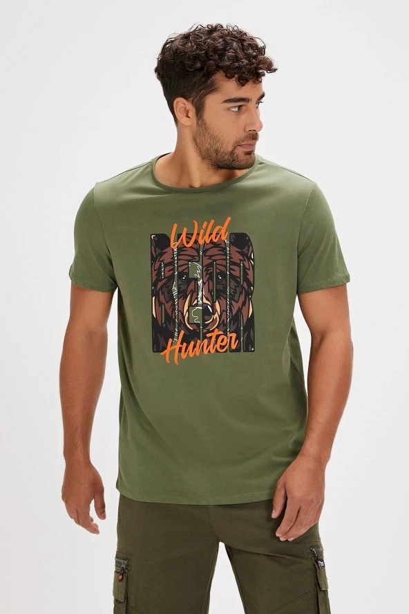BAD BEAR HUNT ERKEK T-SHİRT - 8