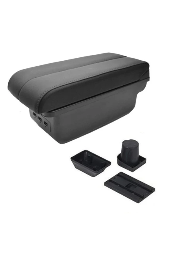 Volkswagen Golf 4 Araca Özel Kolçak Siyah Dikişli - 4