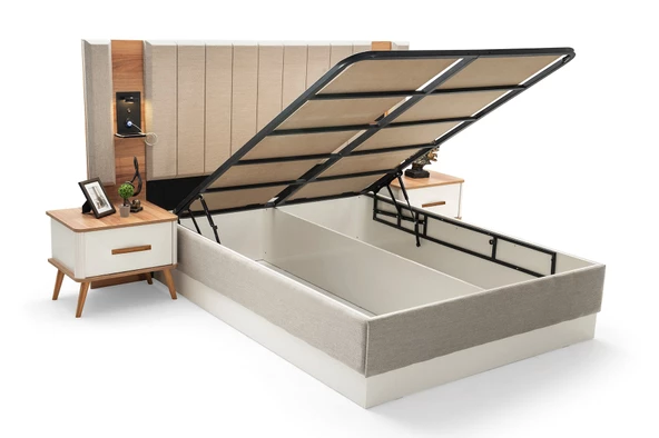 ANTİK MDF BAZALI YATAK ODASI - Resim 5