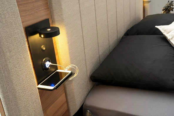 ANTİK MDF BAZALI YATAK ODASI - Resim 6