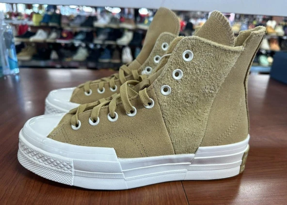 Converse All Star Chuck 70 Plus Warm Winter Unisex Açık Kahve Günlük Spor Ayakkabı