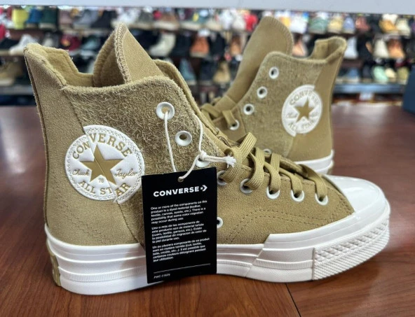 Converse All Star Chuck 70 Plus Warm Winter Unisex Açık Kahve Günlük Spor Ayakkabı - 6