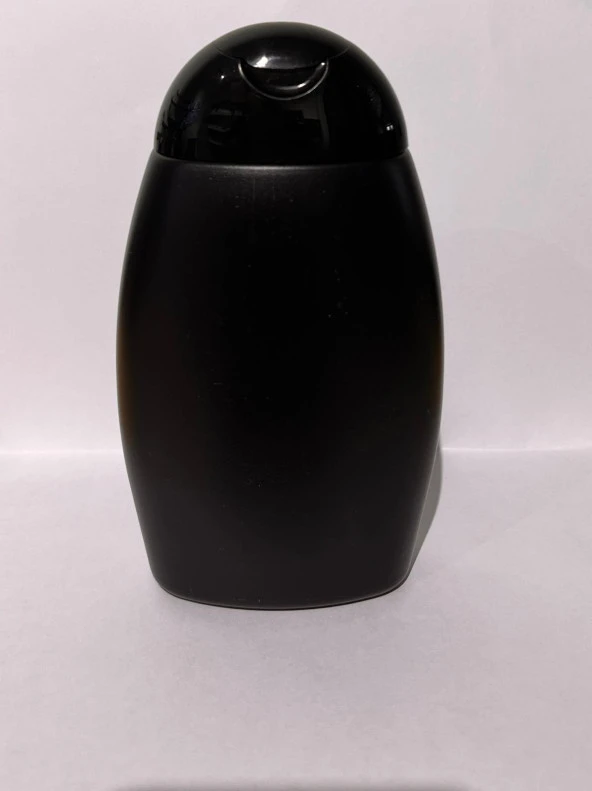 250ml Siyah Plastik Şampuan Şişesi, Kozmetik Şişe, Boş Şişe, 25 Adet