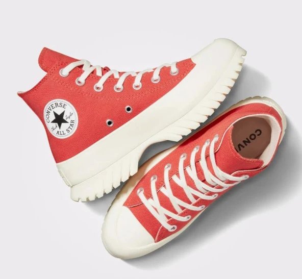 Converse Chuck Taylor All Star Lugged 2.0 Platform Turuncu Günlük Spor Ayakkabı - 3